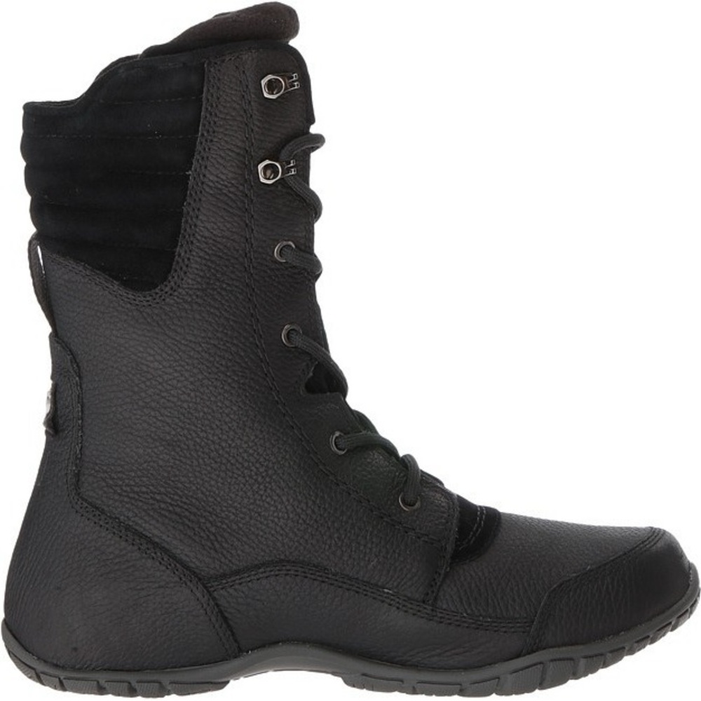 The North Face Purna Luxe Black Lace-Up Boots